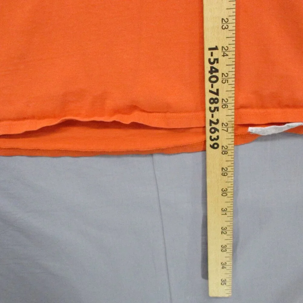 Champion Graphic Print T-Shirt Orange Men Size | M - Picture 6 of 10